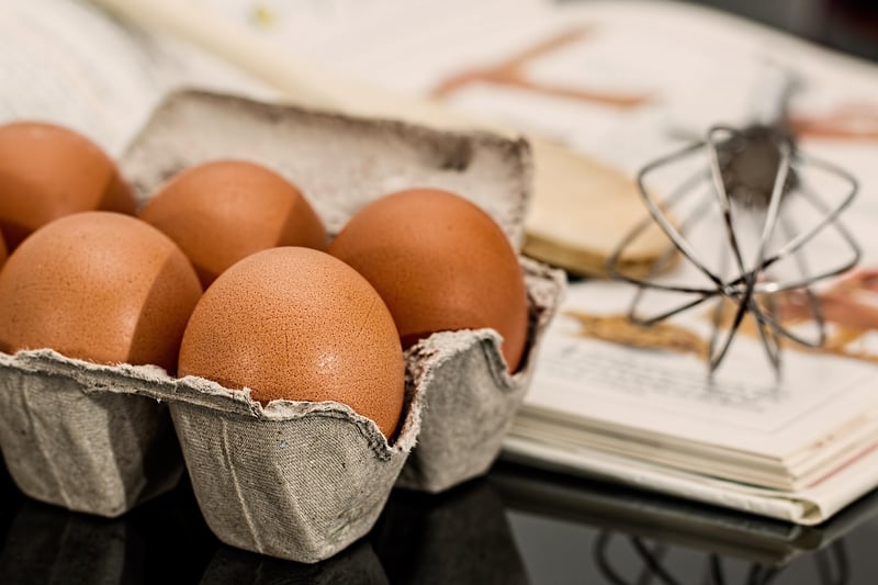 Egg Carton Flower Decor